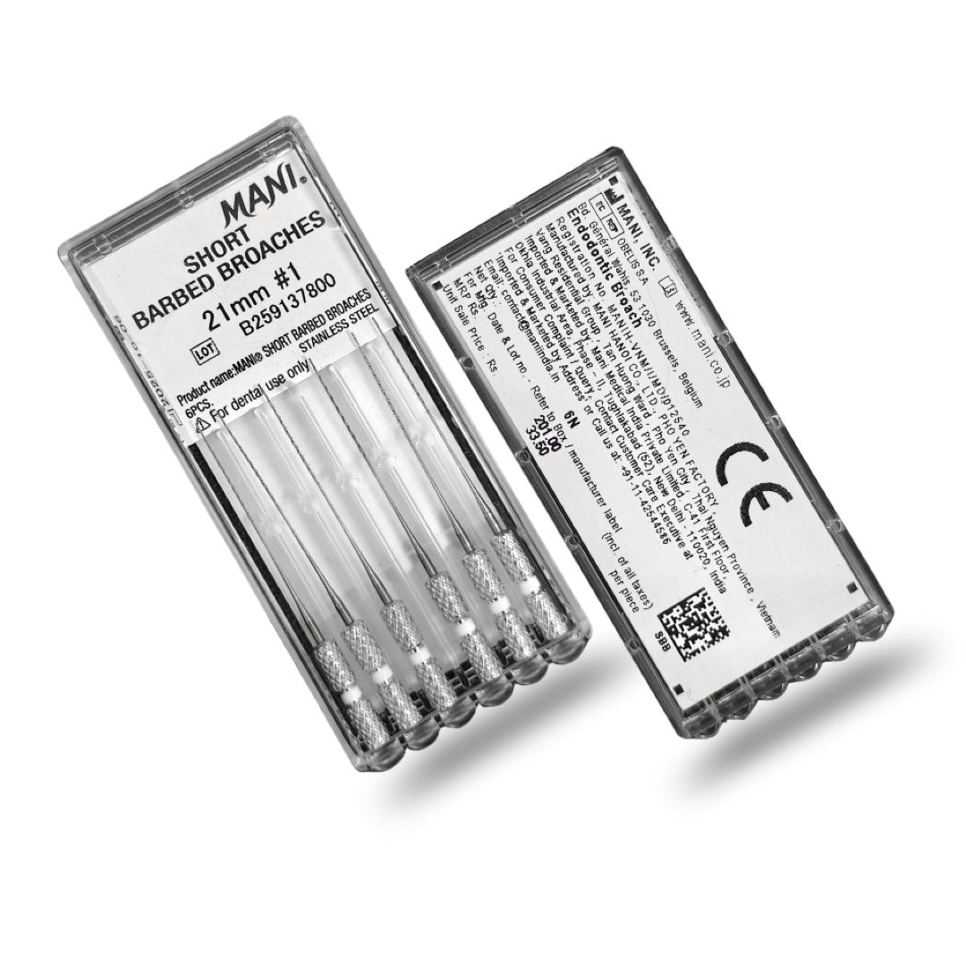 Mani Short Barbed Broaches 21mm