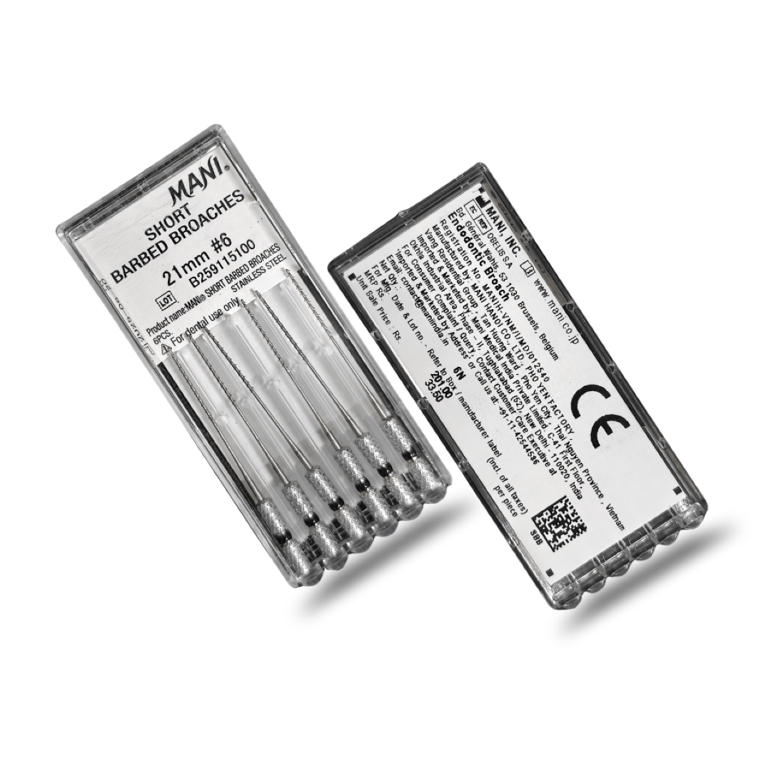Mani Short Barbed Broaches 21mm